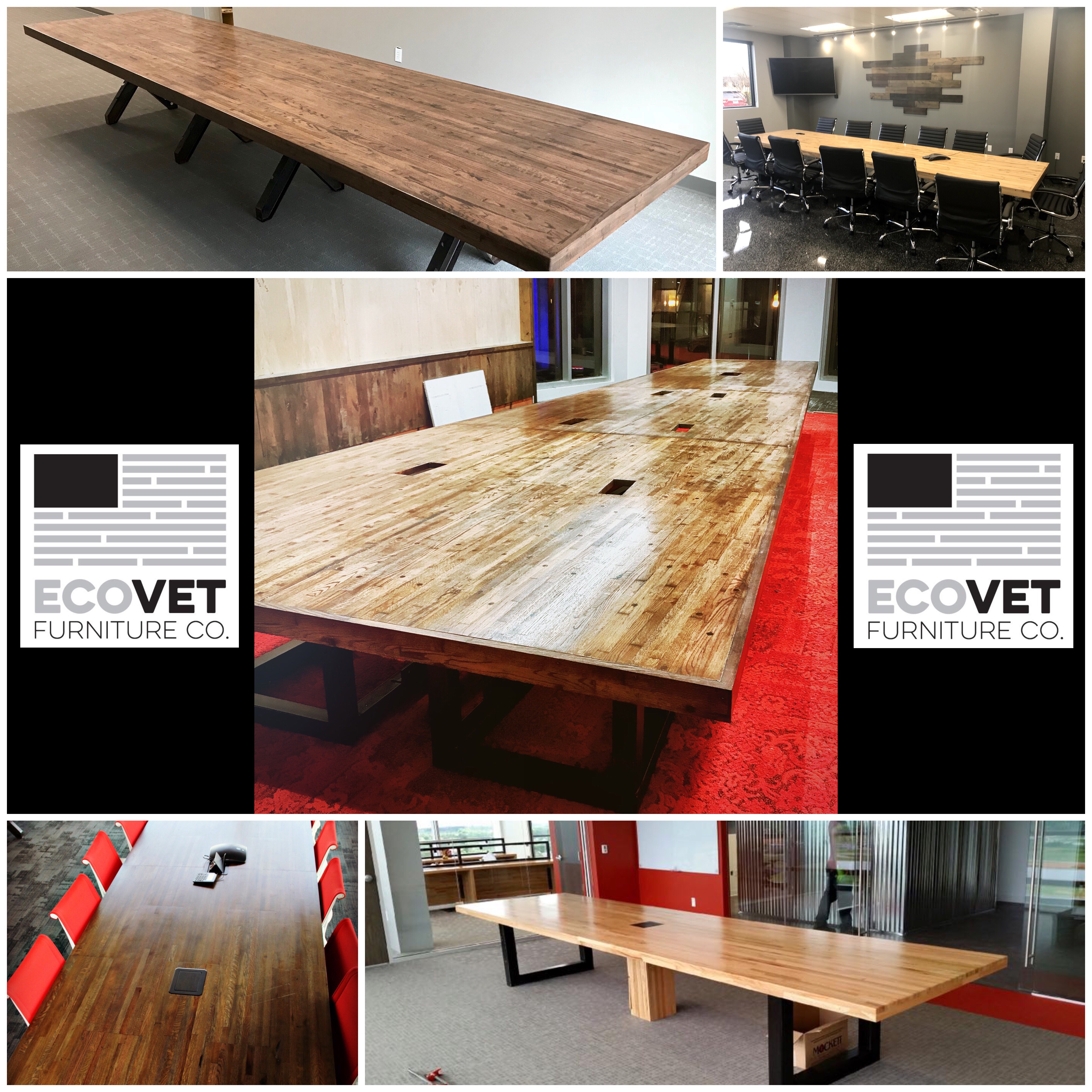 Home Ecovet Furniture Our Handmade Conference Tables Can Be Found In Boardrooms Churches And Businesses Across The U S Like All Pieces They Re Made From Reclaimed